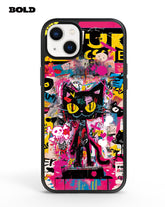 Black Comic Cat - iPhone 14