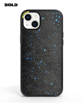 Blue Forged Carbon Fiber Sheet - iPhone 13