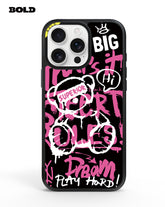 Pink Teddy Bear Art - iPhone 16 Pro Max