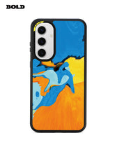 Blue and Yellow Art - Samsung S25