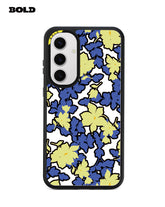 Blue and Yellow Flowers - Samsung S25 Plus