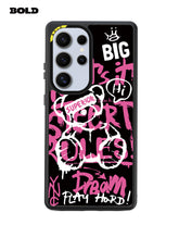 Pink Teddy Bear Art - Samsung S25 Ultra