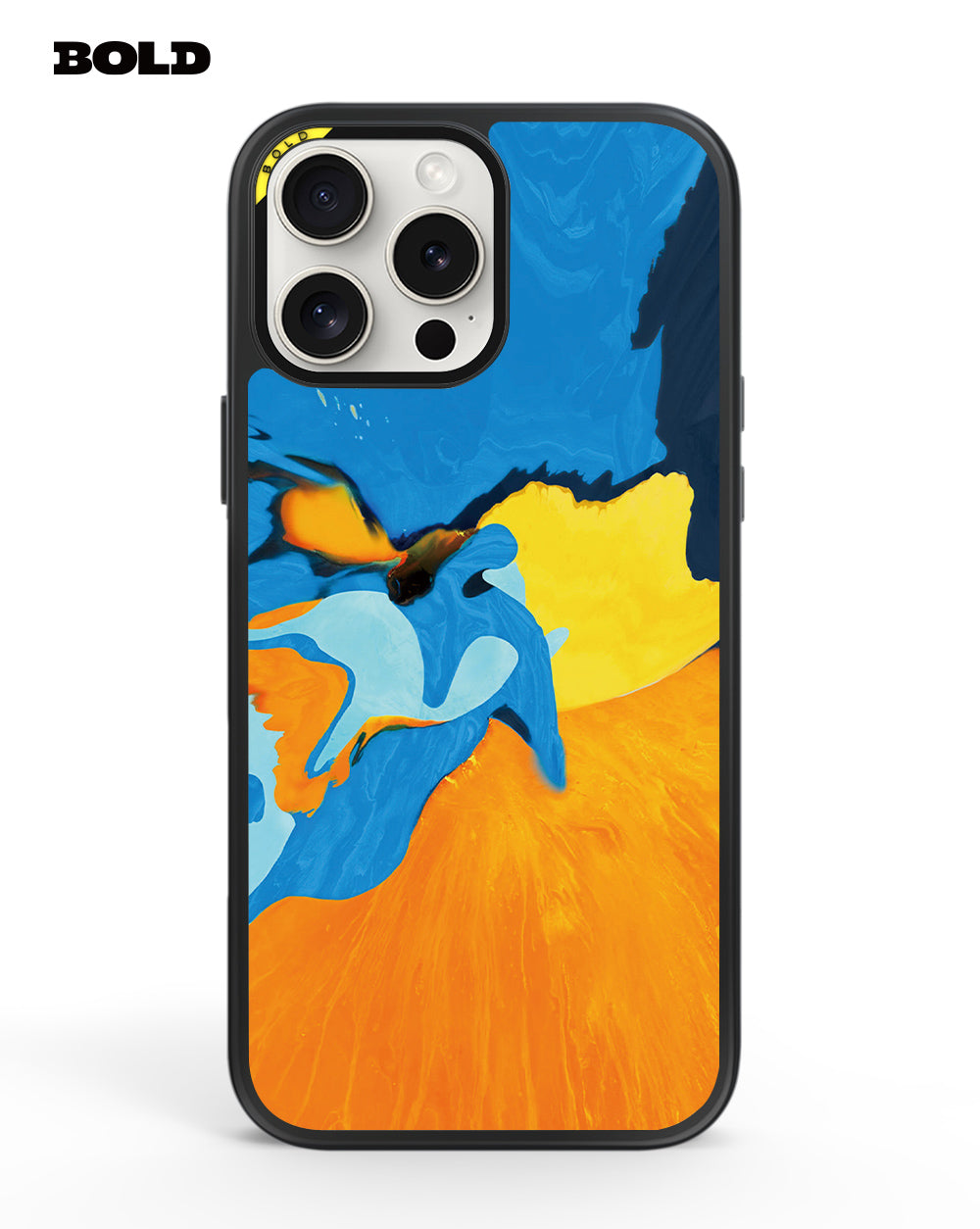 Blue and Yellow Art - iPhone 13 Pro Max