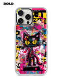 Black Comic Cat - iPhone 13 Pro