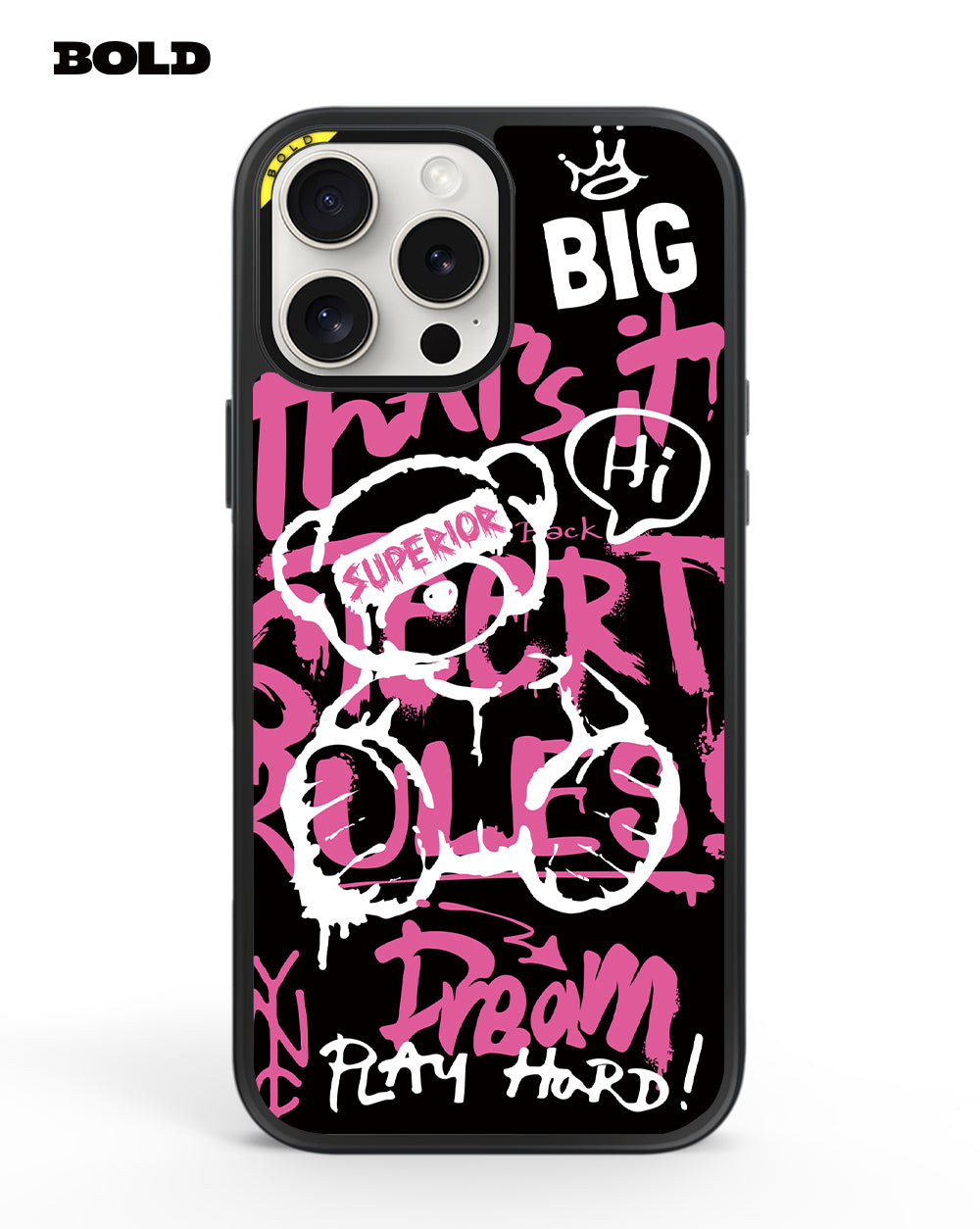 Pink Teddy Bear Art - iPhone 13 Pro Max