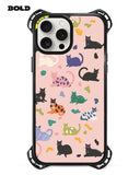 Pink Cat Pattern - iPhone 13 Pro Max