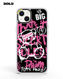 Pink Teddy Bear Art - iPhone 14