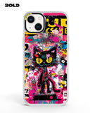Black Comic Cat - iPhone 13