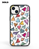 Colorful Hearts - IPhone 15