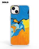 Blue and Yellow Art - iPhone 14
