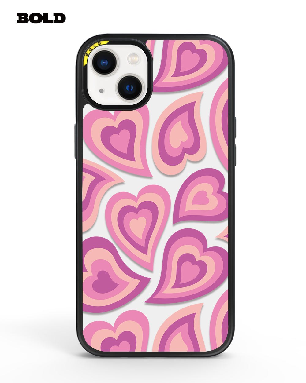 Pink Hearts - iPhone 15
