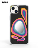 Black, Pink and Orange - iPhone 15 Plus