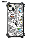 Dragon Line Art - iPhone 15 Plus