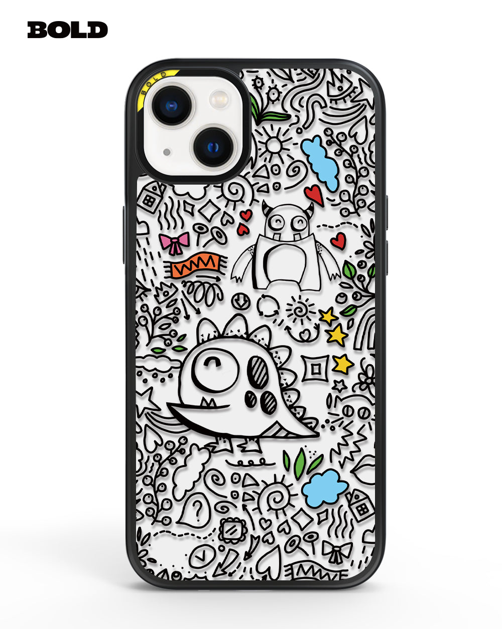 Dragon Line Art - iPhone 15