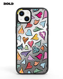 Colorful Hearts - IPhone 15 Plus