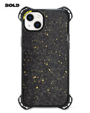 Gold Forged Carbon Fiber Sheet - iPhone 15 Plus