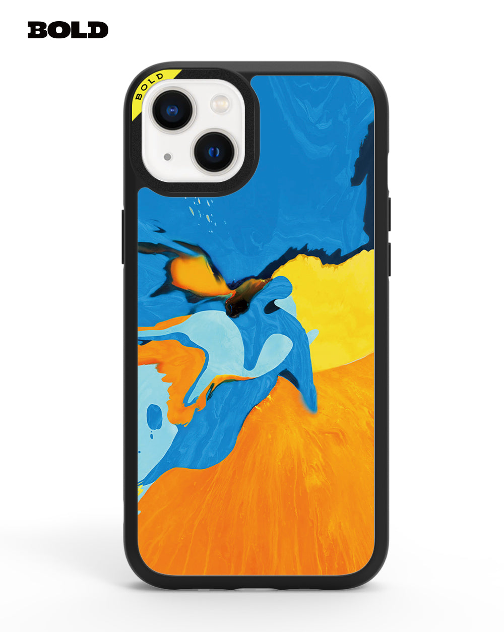 Blue and Yellow Art - iPhone 16 E