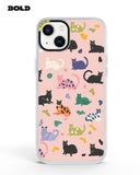Pink Cat Pattern - iPhone 14