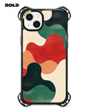 Red, Beige and Green - iPhone 15 Plus