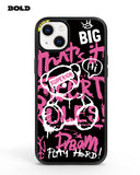 Pink Teddy Bear Art - iPhone 16 E