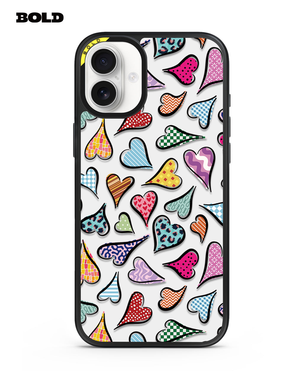 Colorful Hearts - IPhone 16 Plus