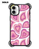 Pink Hearts - iPhone 16 Plus