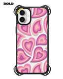 Pink Hearts - iPhone 16 Plus