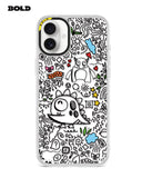 Dragon Line Art - iPhone 16 Plus