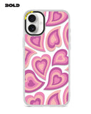 Pink Hearts - iPhone 16 Plus