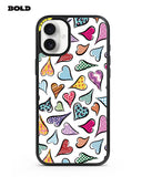 Colorful Hearts - IPhone 16 Plus