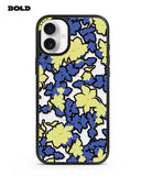 Blue and Yellow  Flowers - IPhone 16 Plus