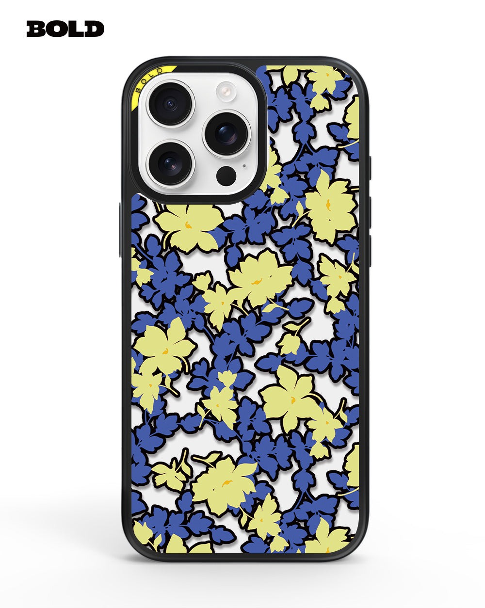 Blue and Yellow  Flowers - IPhone 14 Pro Max