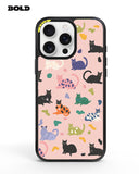 Pink Cat Pattern - iPhone 15 Pro Max