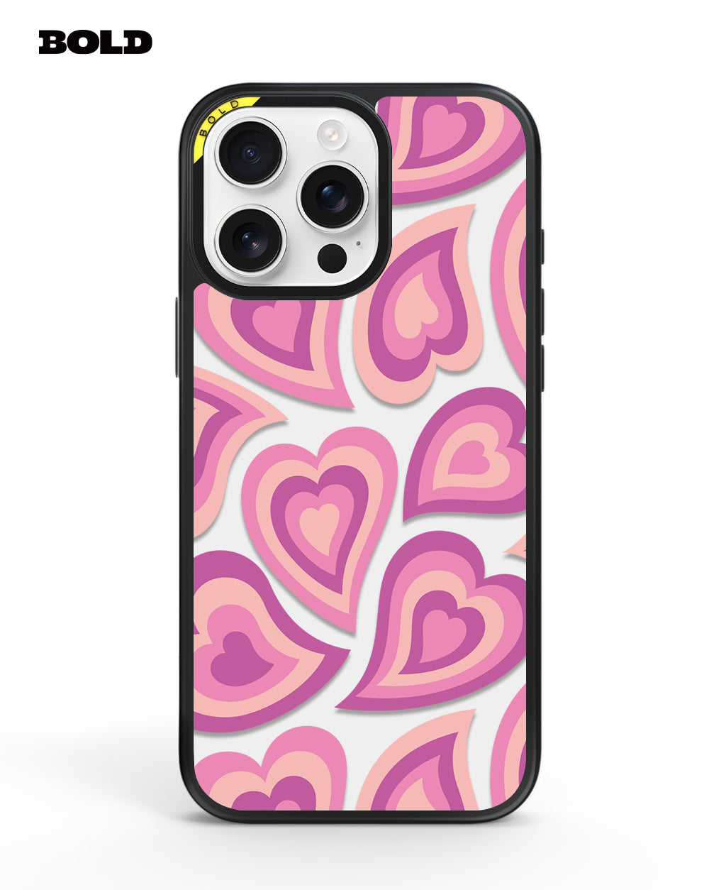 Pink Hearts - iPhone 15 Pro Max