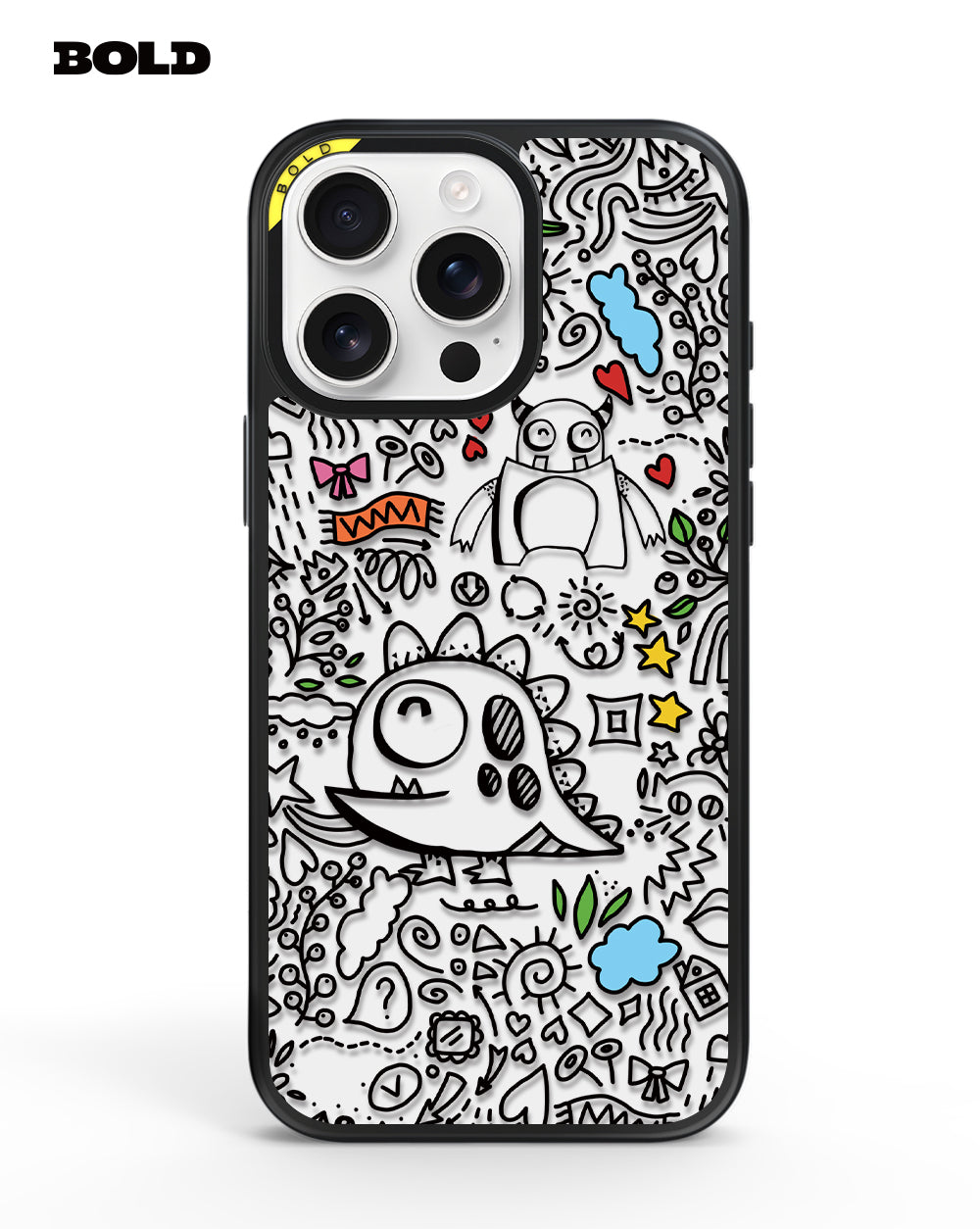 Dragon Line Art - iPhone 14 Pro