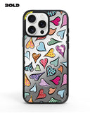 Colorful Hearts - IPhone 15 Pro