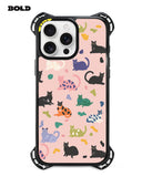 Pink Cat Pattern - iPhone 15 Pro Max