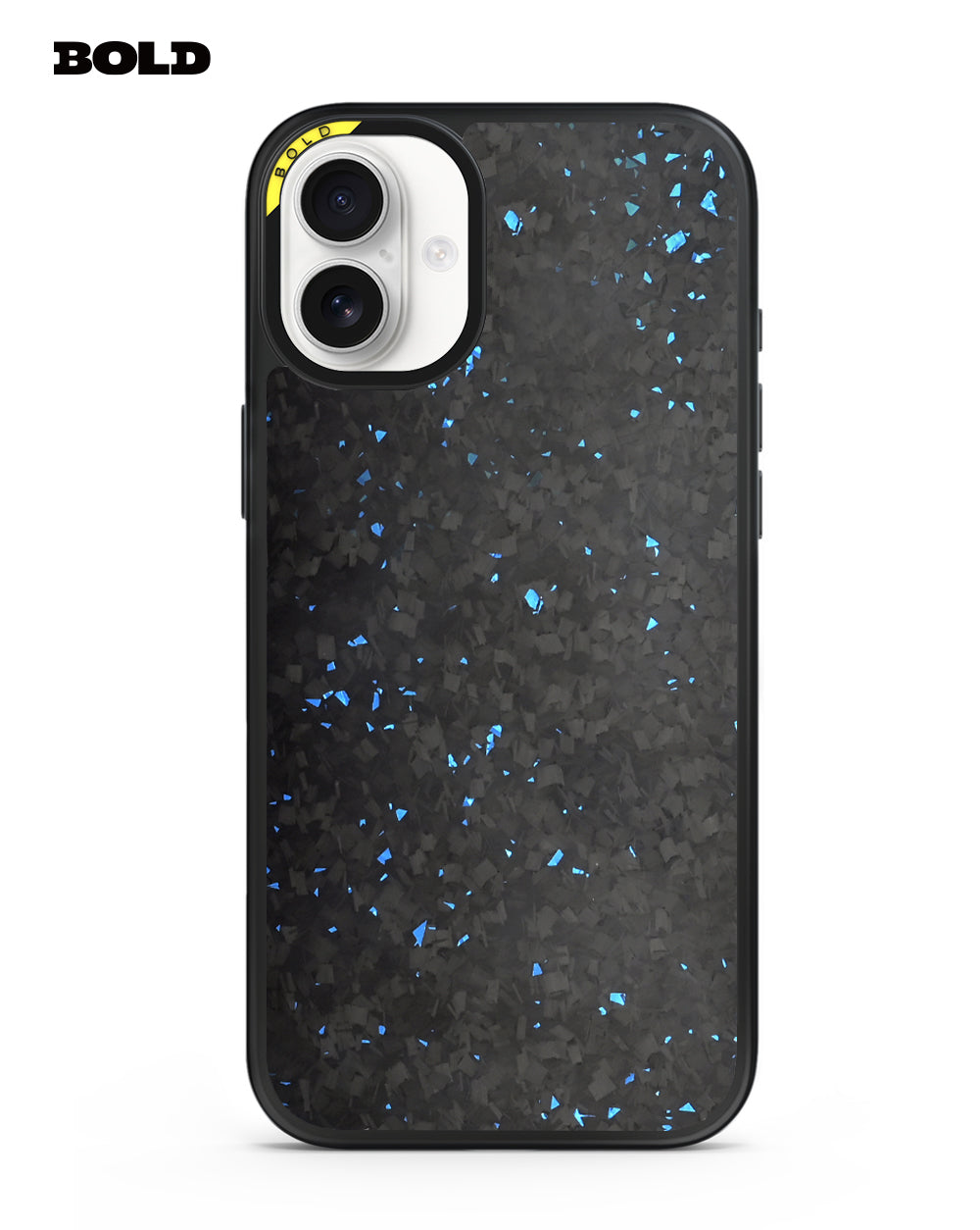 Blue Forged Carbon Fiber Sheet - iPhone 16