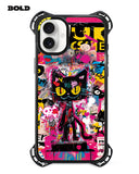 Black Comic Cat - iPhone 16