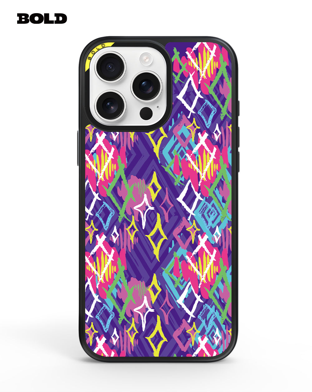 Purple Pattern - iPhone 15 Pro