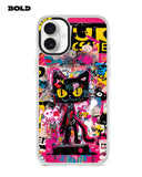 Black Comic Cat - iPhone 16
