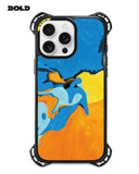 Blue and Yellow Art - iPhone 14 Pro Max