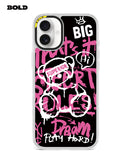 Pink Teddy Bear Art - iPhone 16