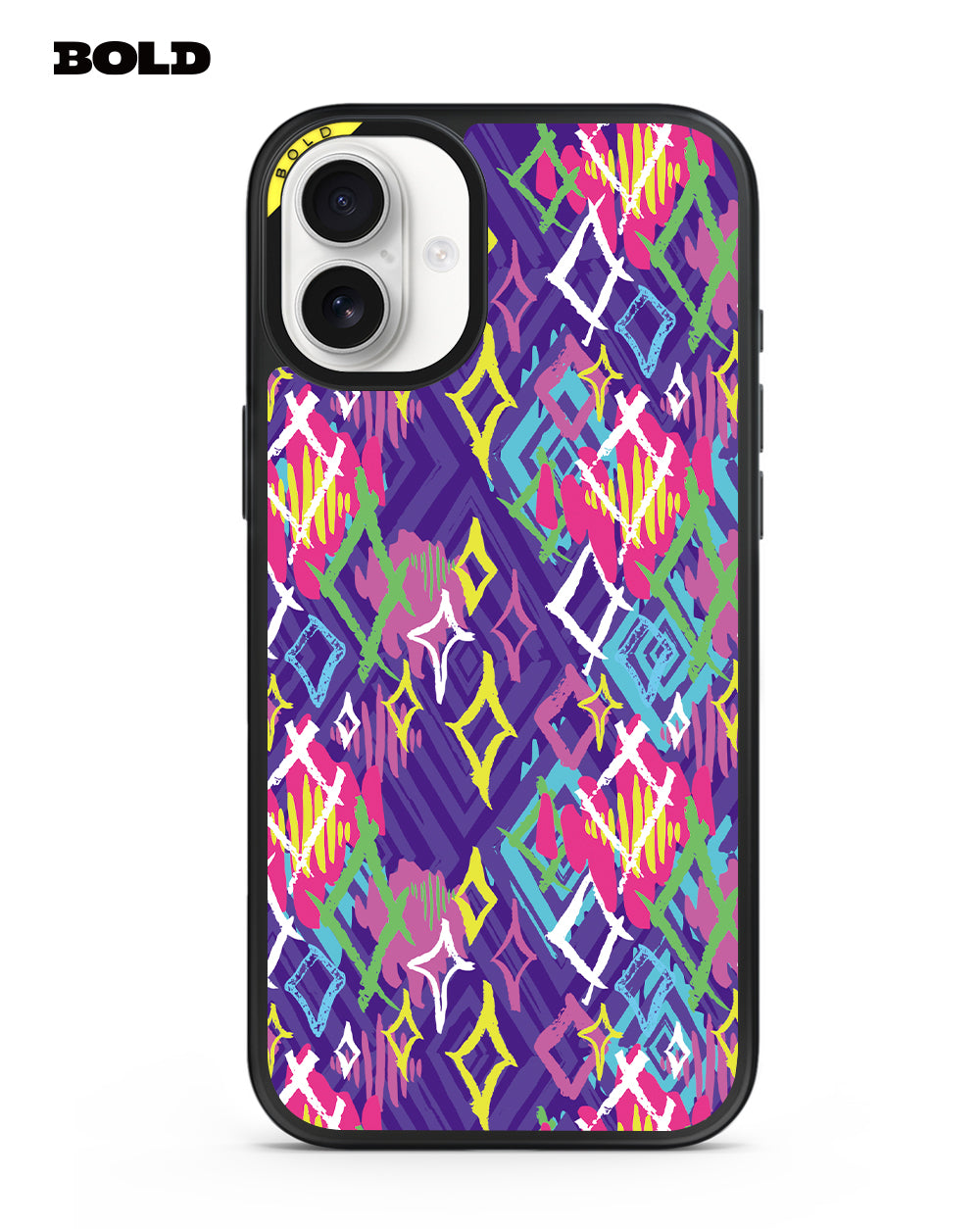 Purple Pattern - iPhone 16 Plus