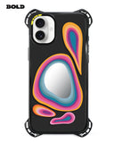 Black, Pink and Orange - iPhone 16 Plus