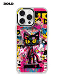 Black Comic Cat - iPhone 14 Pro