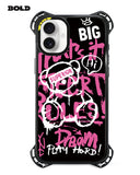 Pink Teddy Bear Art - iPhone 16