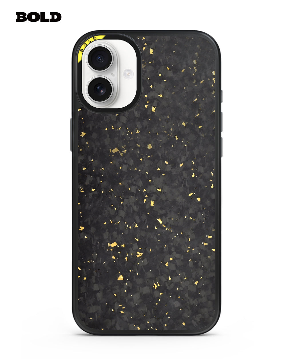 Gold Forged Carbon Fiber Sheet - iPhone 16