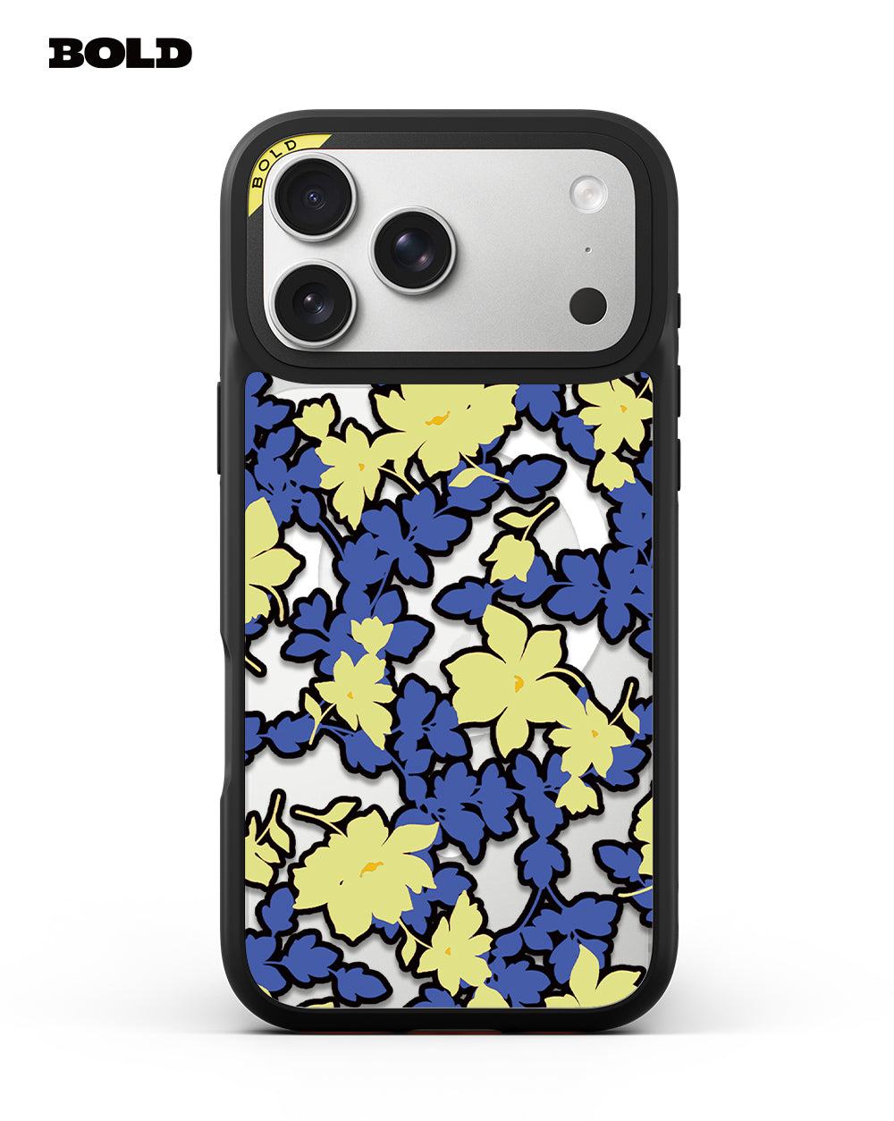 Blue and Yellow Flowers - IPhone 17 Pro