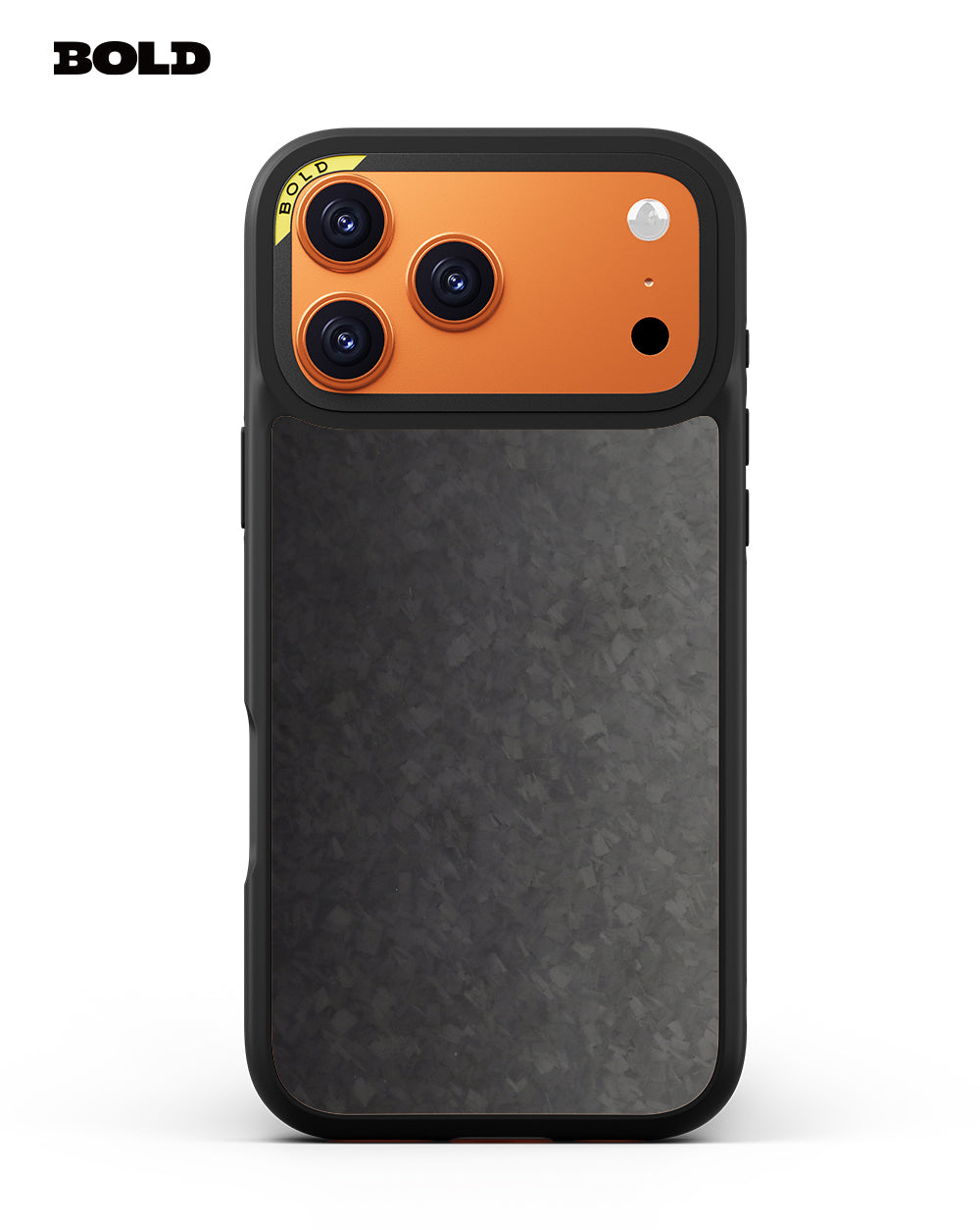 Black Forged Carbon Fiber Sheet - IPhone 17 Pro Max